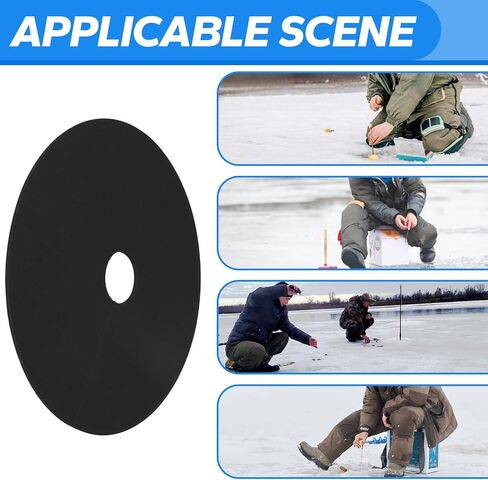 أغطية فتحات صيد الأسماك على الجليد مقاس 30.48 سم، تمنع فتحة صيد الأسماك من التجمد (عبوة من 6 قطع خفيفة الوزن) in Kuwait