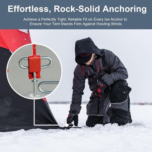 43416 Ice Anchor Install Adapter Compatible with Eskimo and All Ice Anchor Drills, Ice Shelter Anchor Attachment for Quick Setup of Ice Fishing Shelter Tent, Adapter Tool Fits Cordless Drill, 1 Pack in Saudi Arabia