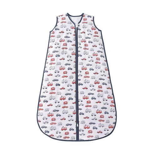 Baby Sleep Sack 2-4 T Baby Wearable Blanket 100% Organic Cotton 0.5 TOG Toddler Sleep Sacks 2‑Way YKK Zipper Soft 4 Layers Muslin 2T 3T 4T Car Truck in Saudi Arabia
