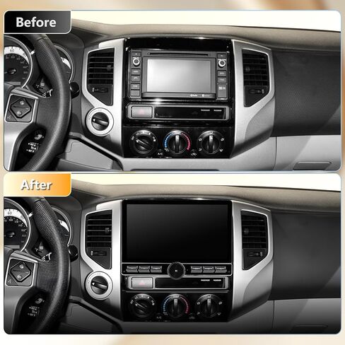 Car Stereo Radio for Toyota Tacoma 2005-2015, Android 13 Wireless CarPlay Android Auto, 10 Inch Head Unit HD Screen, QLED/Bluetooth/SWC/GPS/AM/FM/RDS/Wifi/1080P Backup Camera (Tacoma-2005-MI) in Saudi Arabia