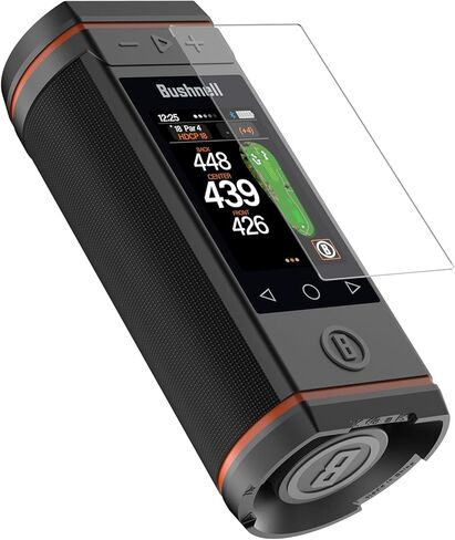 واقي شاشة من الزجاج المقسى مكون من قطعتين متوافق مع مكبر صوت Bushnell Golf Wingman HD GPS، مضاد للخدش وخالي من الفقاعات وسهل التركيب وطبقة شفافة عالية الدقة in Kuwait