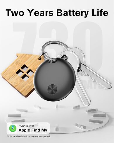 جهاز البحث عن عناصر التعقب الذكي 4 عبوات، متوافق مع Apple Find My APP (iOS فقط)، مقاوم للماء IP67، بطارية قابلة للاستبدال، مناسبة للأمتعة والحقائب والمحافظ وحقائب الظهر والمفاتيح (weTag mini) in Saudi Arabia