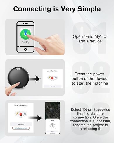 جهاز البحث عن عناصر التعقب الذكي 4 عبوات، متوافق مع Apple Find My APP (iOS فقط)، مقاوم للماء IP67، بطارية قابلة للاستبدال، مناسبة للأمتعة والحقائب والمحافظ وحقائب الظهر والمفاتيح (weTag mini) in Saudi Arabia