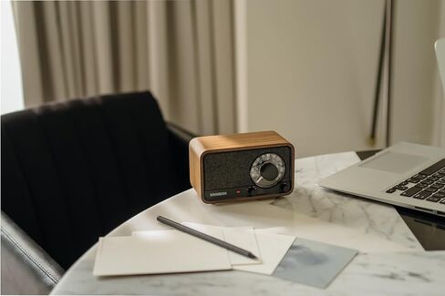 مكبر صوت بلوتوث Sangean WR-8 Retro خشبي AM/FM - عمر بطارية يصل إلى 54 ساعة، USB-C، مضخم صوت، بطارية قابلة لإعادة الشحن 3350 مللي أمبير، تصميم الجوز الكلاسيكي، هوائي خارجي in Saudi Arabia