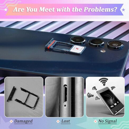 2PCS SIM Card Tray for Samsung Galaxy A16 5G SIM Card Slot Holder Replacement for Samsung A16 5G SM-A166U with Open Eject Pin in Kuwait