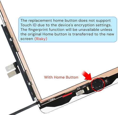لجهاز iPad 7/8 (الجيل الثامن) استبدال شاشة زجاجية تعمل باللمس، لجهاز iPad 10.2 بوصة A2197 A2200 A2270 A2428، مع زر الصفحة الرئيسية ومجموعة إصلاح كاملة - أبيض in Kuwait