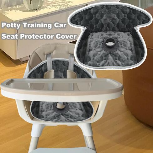 2 Pack Potty Training Car Seat Protector Cover, Waterproof Piddle Pads Universal Car Seat Liner Cover Protector for Toddlers and Baby Carseat,Non-Slip & Waterproof (Grey) in Saudi Arabia