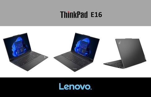 Lenovo ThinkPad E16 Gen 1 Business Laptop 16.0 بوصة WUXGA IPS Display 300 nits (AMD Ryzen 5 7530U 6-Core 2.00 جيجا هرتز، 16 جيجابايت ذاكرة الوصول العشوائي، 512 جيجابايت PCIe SSD، AMD Radeon، Backlit KYB، FP، WiFi 6، Win11Pro) مع Dockztorm Hub in Kuwait