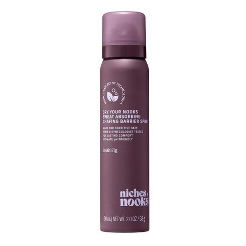 Niches & Nooks Sweat Absorbing Intimate pH Balanced Chafing Barrier Feminine Spray - Soft Clementine - 2oz in Saudi Arabia