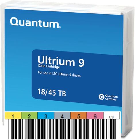 Quantum - MR-L9MQN-BC - لمحركات الأشرطة Lto-9. السعر لكل خرطوشة، ولكن يجب شراؤها بشكل متعدد in Saudi Arabia
