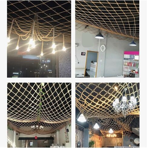 Hemp Mesh Multipurpose Climbing Net Jute Trellis Practical in Saudi Arabia