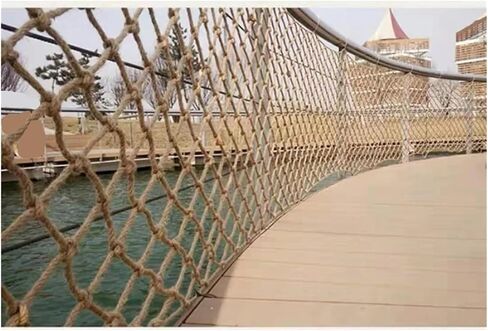 Hemp Mesh Multipurpose Climbing Net Jute Trellis Practical in Saudi Arabia