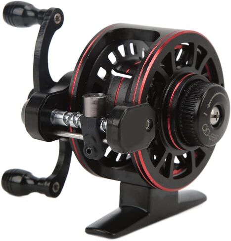 Metal Double Speed Fly Fishing Reel Front Ice Fishing Line Reel for Enthusiasts Aluminum Alloy in Saudi Arabia