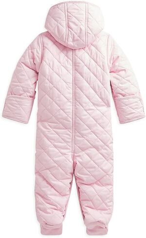 POLO RALPH LAUREN Infant Quilted Bunting Snowsuit (0 Months, Hint Of Pink) in Saudi Arabia