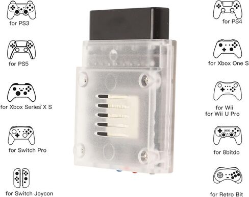 Yoidesu Bluetooth Controller Converter, Multiplayer Controller Adapter for for PS1 Low Latency Bluetooth Adapter in Kuwait