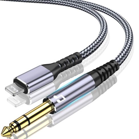 كابل ستيريو صوت USB C إلى 1/4 بوصة TRS، 4FT من النوع C إلى 6.35 مم 1/4 ذكر Aux سلك صوت متوافق مع iPad Pro/iPhone16/15، Pixel 5XL، Samsung Galaxy S22 لمكبر الصوت، الخلاط، المسرح المنزلي، مكبر الصوت إلخ in Kuwait