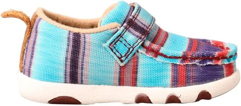 Twisted X Infant's Hooey Driving Moc, Moc Toe, Blue Multi, 5 M in Saudi Arabia