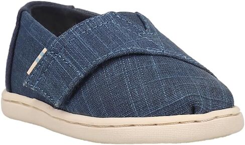 TOMS Infant Boys Alpargata Slip On Casual Shoes - Blue - Size 4 M in Saudi Arabia