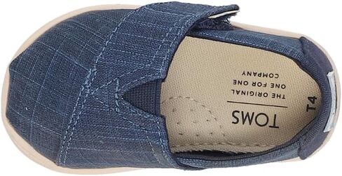 TOMS Infant Boys Alpargata Slip On Casual Shoes - Blue - Size 4 M in Saudi Arabia