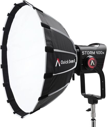 Aputure Light Dome Quick Dome 60 Softbox، 60 سم (2 قدم) حامل بوينز دائري مع تصميم سريع التحرير، يشمل الانتشار، شبكة التحكم في الضوء، وحقيبة حمل لمصباح فيديو LED in Kuwait