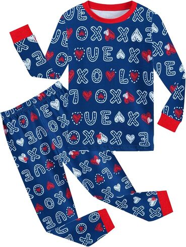 Little Hand Toddler Boys Pajama Monster Truck Pjs Soccer Baseball Jammies Kids Dinosaur 2 Piece Sleepwear Clothes Age 2-7 in Saudi Arabia