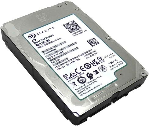محرك الأقراص الصلبة الداخلي Seagate BarraCuda 4 تيرابايت SATA 6 جيجابايت/ثانية 128 ميجابايت كاش 2.5 بوصة 15 مم (ST4000LM024) (متجدد)، قرص صلب ميكانيكي in Saudi Arabia