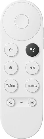 Google Chromecast with Google TV - Streaming Entertainment with Voice Search - Watch Movies, Shows, and Live TV in 4K HDR Streaming Media Player - Includes Pouch and Cleaning Cloth - Snow in Saudi Arabia