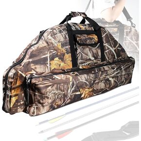 RQG Compound Bow Case, 37.5 inch Soft Bow Case for Compound Bow Bag Holder Lightweight with Multiple Pockets for Archery Hunting, Tip-to-Tip Length < 35.5in, Hand/Shoulder/Back Carry in Kuwait