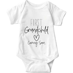 listery First Grandchild Baby Bodysuit Pregnancy Announcement For Grandparents Baby Announcement First Grandbaby Infant in Saudi Arabia