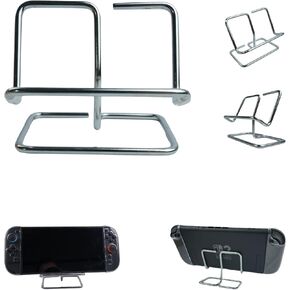 Carbon Steel Gaming Stand Holder for Nintendo Switch/Lite/OLED/Switch 2 (2025)/Steam Deck/Smartphone-Stable &Durable Integral Steel Bracket, Easy Charging, Heat Dissipation, One-Piece Design in Saudi Arabia