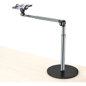 Portable Overhead Phone Stand for Video Recording, Heavy Duty Desk Phone Camera Tripod Mount for Cooking, Nail Techs, Unboxing, Art Compatible with iPhone in Kuwait