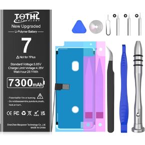 [7300mAh] Battery for iPhone 7 Replacement, (2025 New Version) High Capacity New 0 Cycle Batteries Only for A1660 A1778 A1779 with Professional Tool Kit in Saudi Arabia