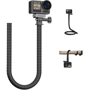 Monkey Tail Mount for Insta360 X5 X4 X3/GO 3S/Ace Pro 2/ONE X2, Camera Clamp Neck Selfie Stick Flexible Mount Bicycle Clip Compatible with DJI OSMO 360/Action 6/Action 5 Pro/Pocket 3 Accessories in Kuwait