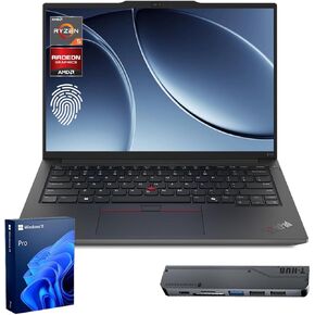 لاب توب لينوفو ثينك باد E16 الجيل الثاني | 16 بوصة FHD+ | AMD Ryzen 7 7735U | ذاكرة وصول عشوائي DDR5 سعة 32 جيجابايت | SSD 1 تيرابايت | بصمة الإصبع | لوحة مفاتيح بإضاءة خلفية | | كاميرا ويب | HDMI | Wi-Fi 6 | Windows 11 Pro | أسود | مع مجموعة حزمة in Kuwait