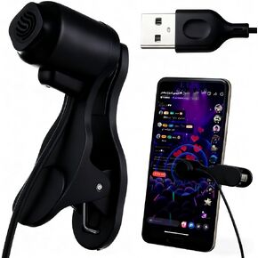 أداة النقر على شاشة الهاتف USB من jojofuny للبث المباشر - جهاز النقر التلقائي على شاشة الهاتف المحمول مع حساسية عالية لمهام مكافأة الألعاب ومحاكاة صنبور الإصبع المستمر in Kuwait