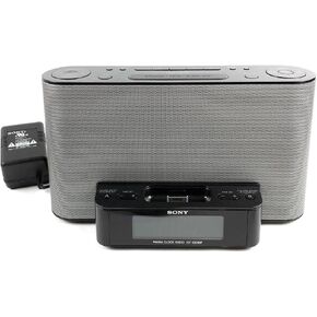 Sony ICFCS10iP - AM/FM Clock Radio with iPod/iPhone Speaker Dock. (Renewed) in Kuwait