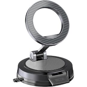 حامل هاتف مغناطيسي للسيارة والمكتب، حامل هاتف مغناطيسي قوي مع قفل آمن، حامل هاتف عالمي قابل للدوران 360 درجة للوحة القيادة والزجاج والطاولة، متوافق مع جميع الهواتف المحمولة in Kuwait