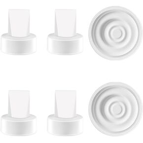 مجموعة أجزاء مضخة 10pcs ، 2pc حامي الخلفي 2pcs أنابيب 2pcs وصمامات Duckbill 4pcs ، أجزاء مضخة الثدي البديلة للأطياف S1/S2/9 Plus in Kuwait