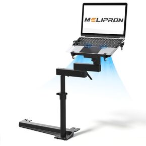 MELIPRON حامل كمبيوتر محمول للسيارة مناسب لـ Dodge Ram ProMaster & ProMaster City، Sprinter Van، حامل كمبيوتر محمول بدون حفر مع مروحة تبريد، محطة عمل متنقلة لشاحنات الخدمة in Saudi Arabia