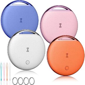 علامات تعقب الهواء-4 حزمة ، عمل ذكي عمل متوافق مع Apple Find My (iOS Only) ، Flugkers Pluetooth Tag Pitchers IP68 Backbroof Prooflible للمحفظة ، الأمتعة ، حقيبة الظهر ، الحيوانات الأليفة in Kuwait