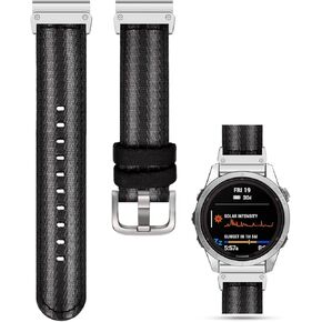 Woven Nylon Band Compatible with Garmin Fenix 8 47MM/Fenix E 47MM/Fenix 7/Fenix 6 Pro/Fenix 5/935/945/Descent G1/EPIX Gen 2 Quick Fit Soft Breathable Strap Replacement Sport Wristband in Kuwait