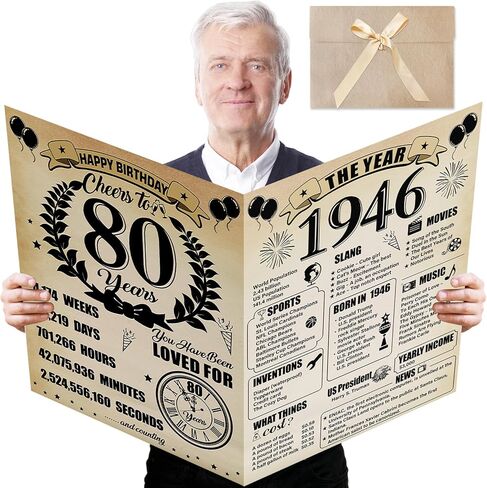 Large 16th Birthday Cards for Boys Girls, Vintage 2010 Happy 16th Birthday Greeting Card with Envelope Jumbo Sixteen Guest Book Hello 16 Decorations Gifts Party Supplies in Saudi Arabia