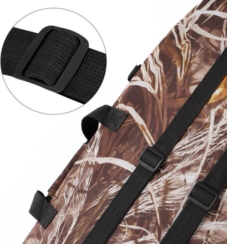 RQG Compound Bow Case, 37.5 inch Soft Bow Case for Compound Bow Bag Holder Lightweight with Multiple Pockets for Archery Hunting, Tip-to-Tip Length < 35.5in, Hand/Shoulder/Back Carry in Kuwait