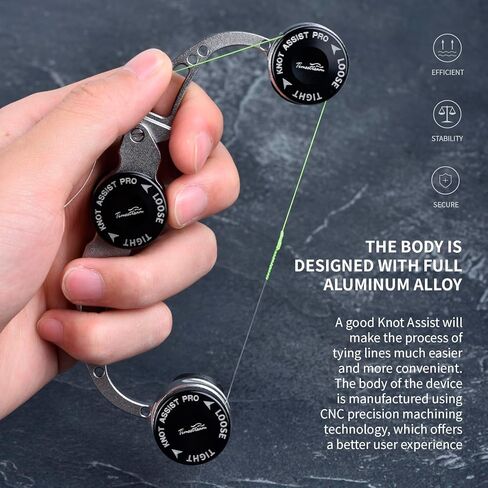 FG Knot Assist Tool，Knot Assist GT Knotter Leader Connection Knot Assist 2.0 for FG Knot Braided Line to Leader Connection Fishing Knot Tying Tool for Braid to Monofilament Leade in Saudi Arabia