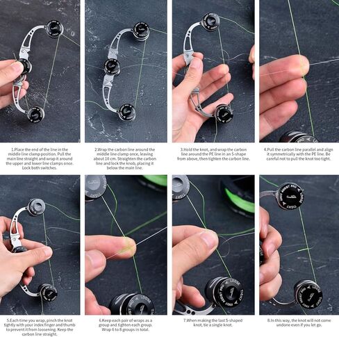 FG Knot Assist Tool，Knot Assist GT Knotter Leader Connection Knot Assist 2.0 for FG Knot Braided Line to Leader Connection Fishing Knot Tying Tool for Braid to Monofilament Leade in Saudi Arabia