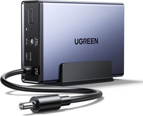 UGREENUS3000، حزمة إمداد طاقة البطارية غير المنقطعة 12000 مللي أمبير في الساعة مع UGREEN NAS DXP2800 2-Bay Desktop NAS بسعة تخزين 76 تيرابايت in Saudi Arabia