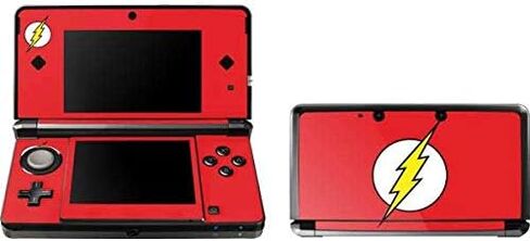 ملصق Skinit المخصص للألعاب المتوافق مع 3DS (2011) - تصميم شعار Flash Emblem المرخص رسميًا من Warner Bros in Kuwait