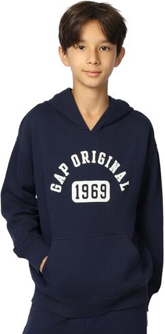 Gap Boys 'Logo Logo Hoodie Sweatshirt in Kuwait