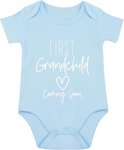 listery First Grandchild Baby Bodysuit Pregnancy Announcement For Grandparents Baby Announcement First Grandbaby Infant in Saudi Arabia