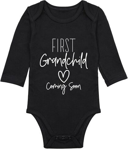 listery First Grandchild Baby Bodysuit Pregnancy Announcement For Grandparents Baby Announcement First Grandbaby Infant in Saudi Arabia